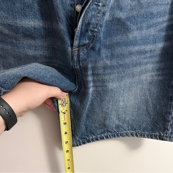 *SOLD* Denim Forum (Aritzia) The Joni Loose Shorts - Picture 9 of 11